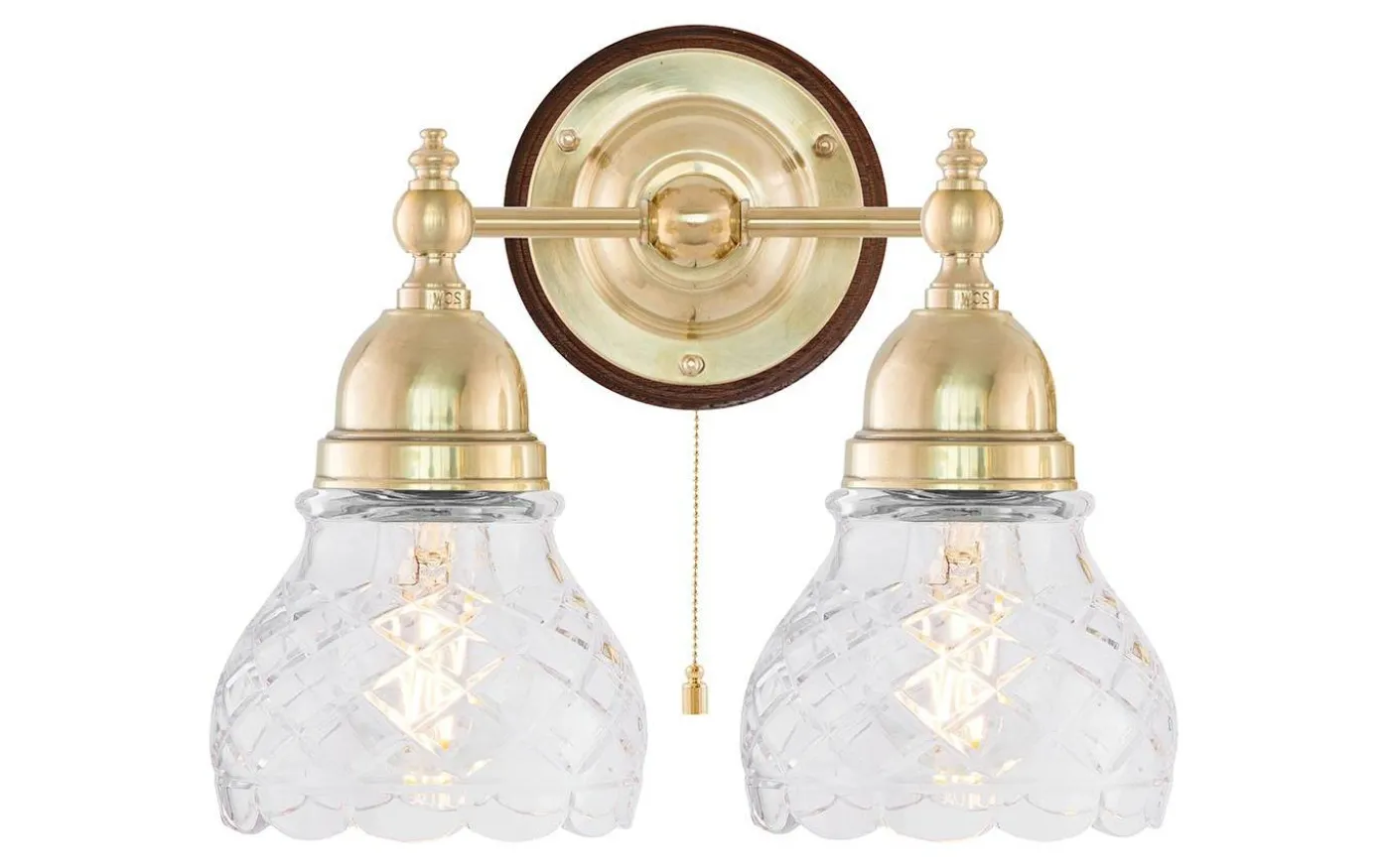 Bergman - Mässing / Brytare / Brunt fäste