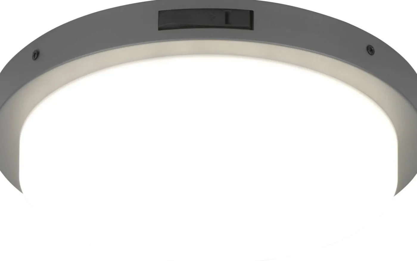 Bermejo Plafond LED 30cm antracit IP54