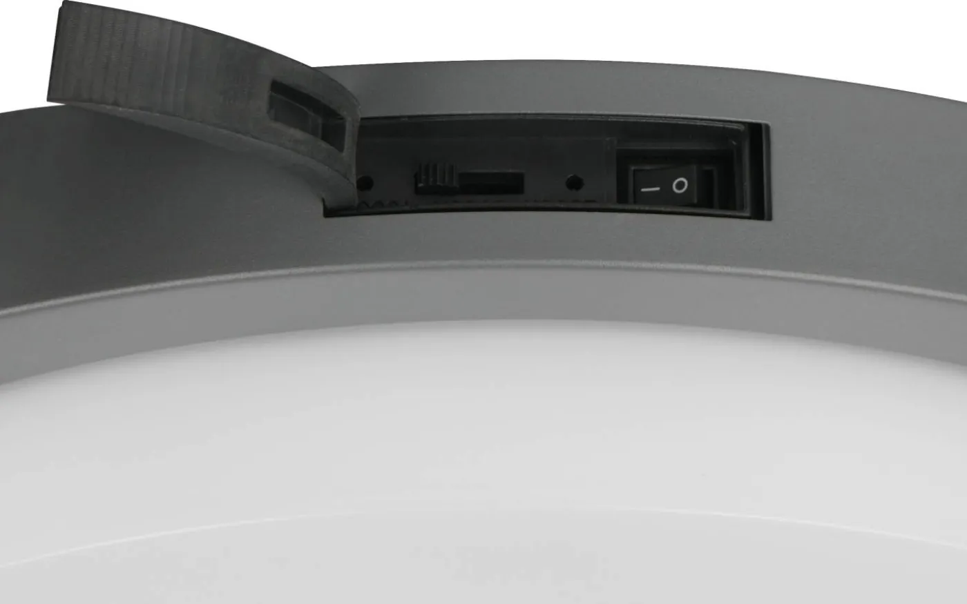 Bermejo Plafond LED 30cm antracit IP54