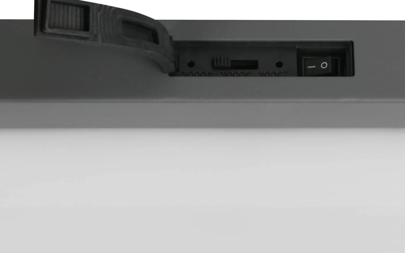 Bermejo Plafond LED 30x30cm antracit IP54