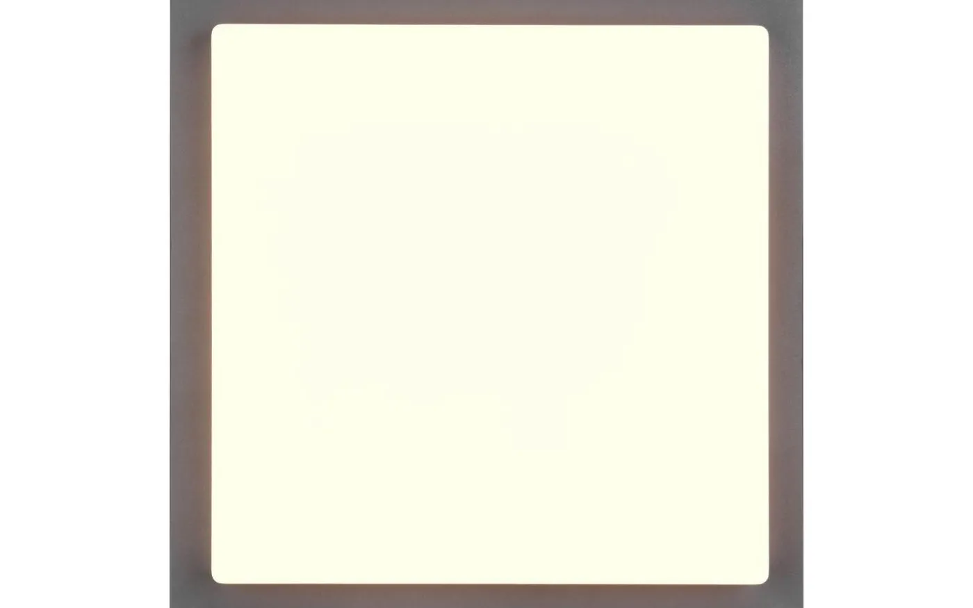 Bermejo Plafond LED 30x30cm antracit IP54