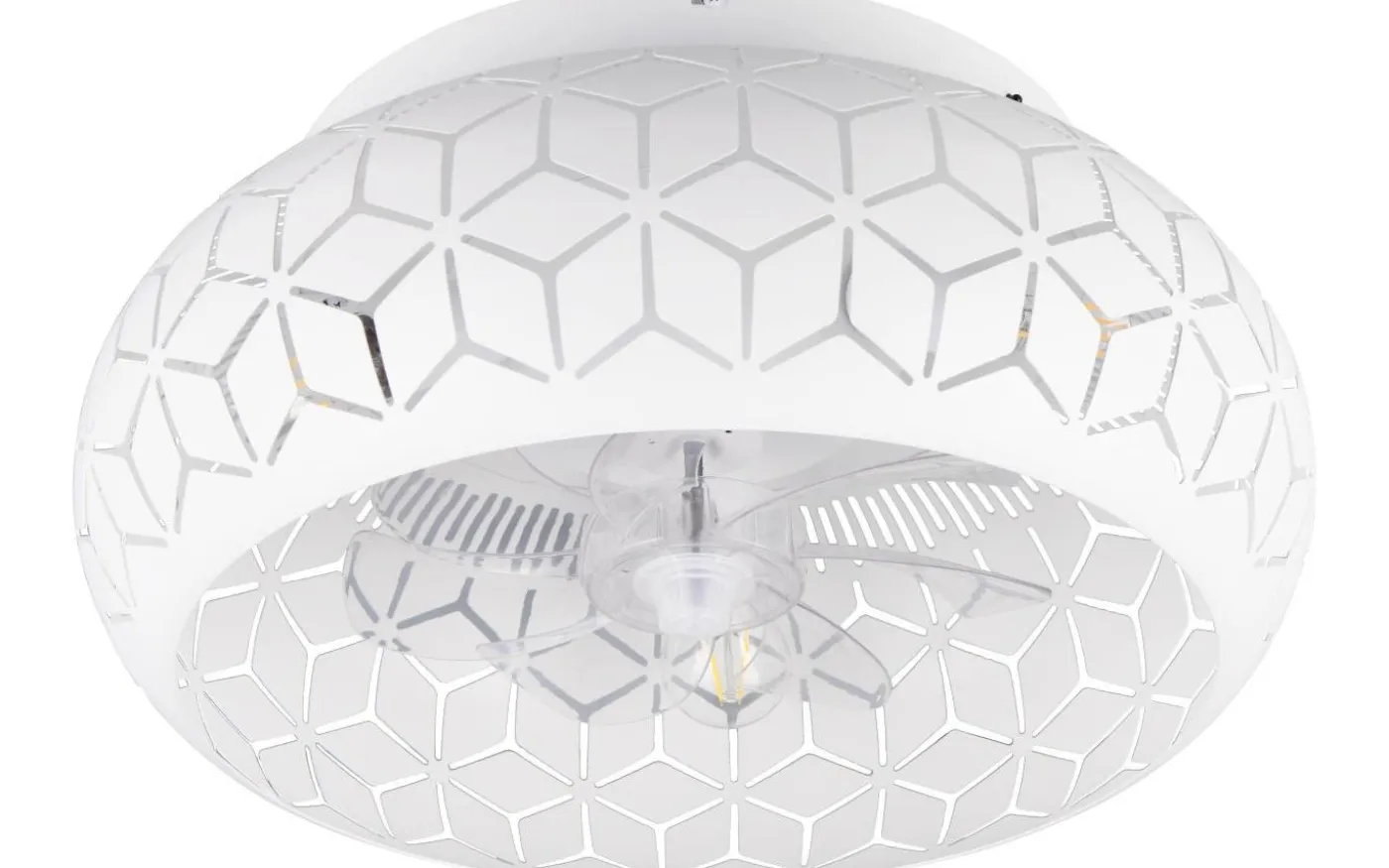 Bidar Takfläkt 50cm 3xE27 matt vit