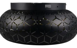 Bidar Takfläkt 50cm 3xE27 matt svart/guld