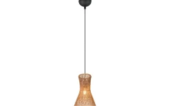 Bijou Fönsterlampa 20cm E27 brun/pappersgarn