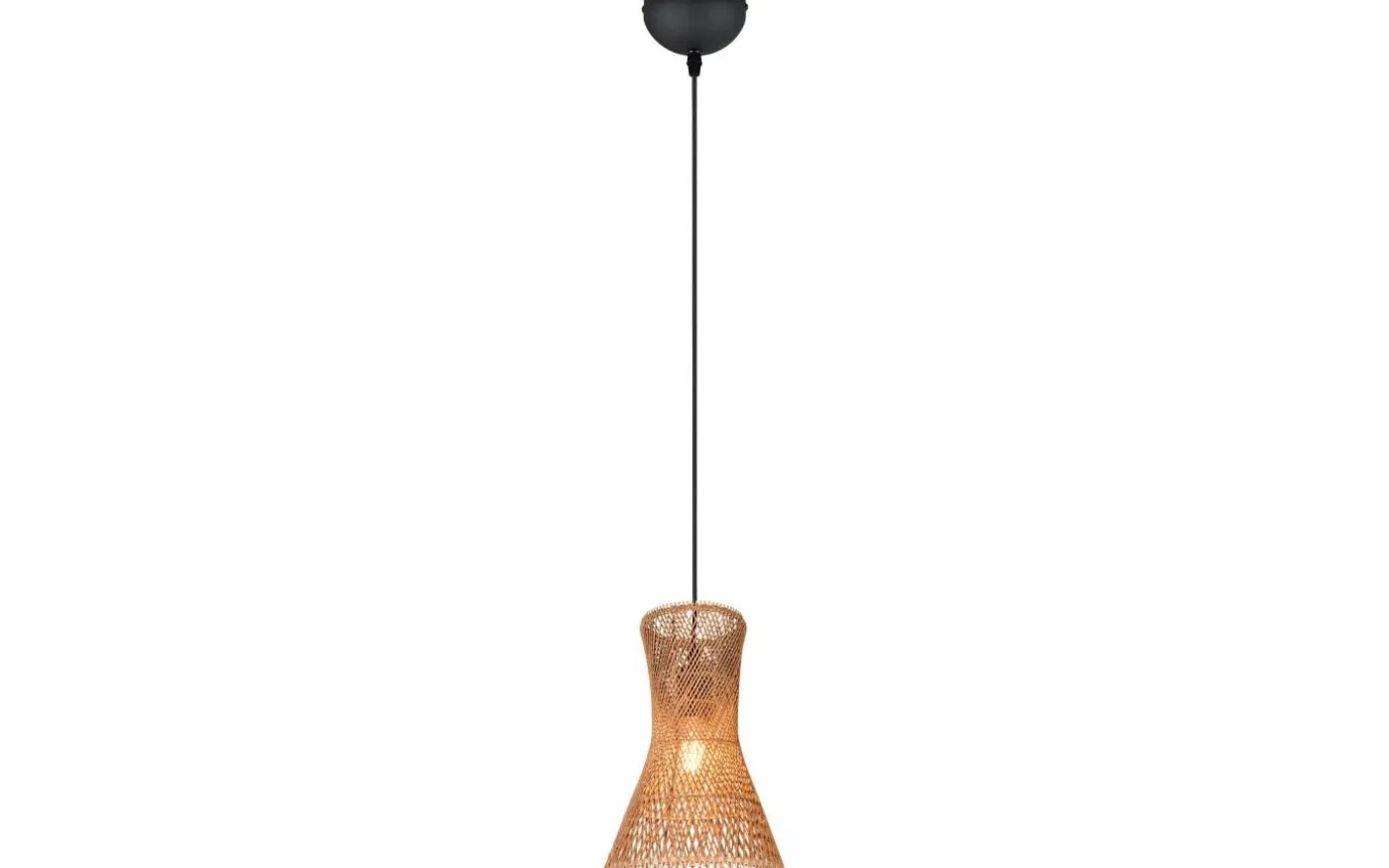 Bijou Fönsterlampa 20cm E27 brun/pappersgarn