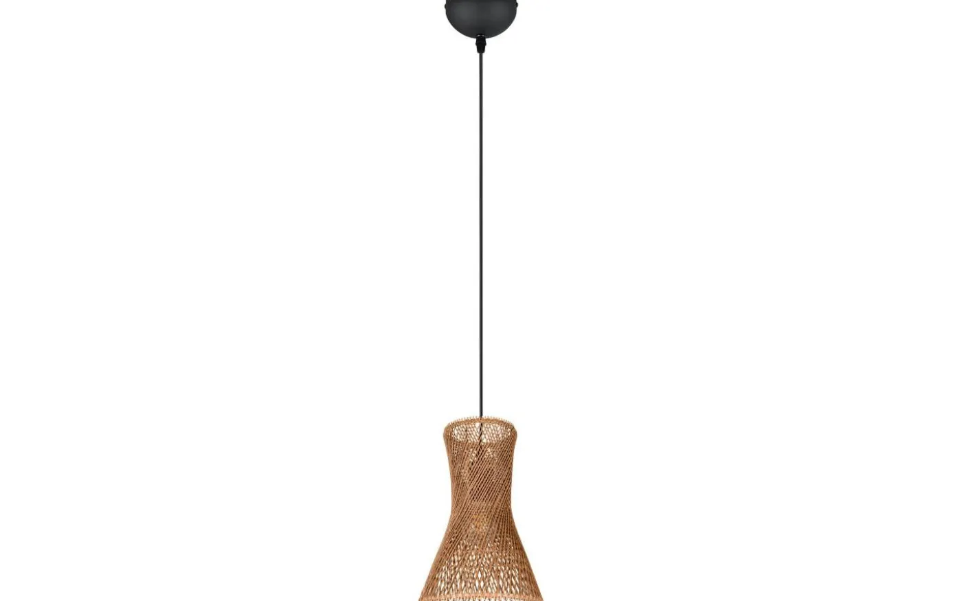 Bijou Fönsterlampa 20cm E27 brun/pappersgarn