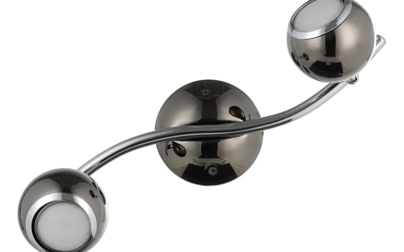 Bimeda Takspotlight 37cm GU10 LED 3000K 2x2,8W Nickel