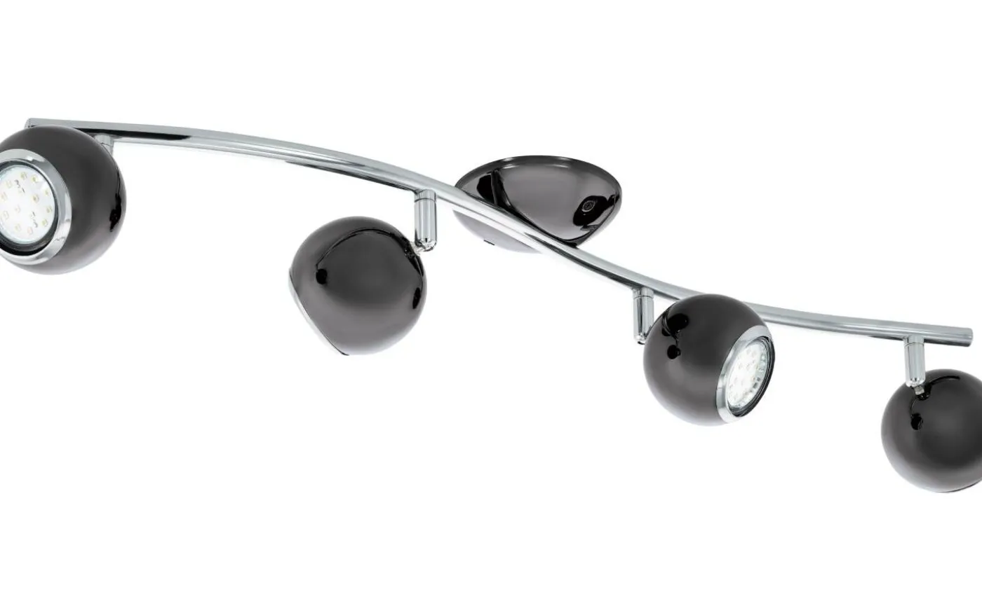 Bimeda Takspotlight 64cm GU10 LED 3000K 4x2,8W Nickel