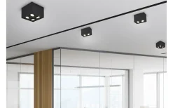 Biscuit Takspotlight 2-delad GU10 mattsvart