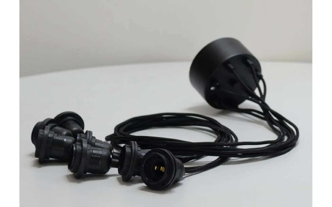 Bistro Takupphäng 7x1,5m Svart