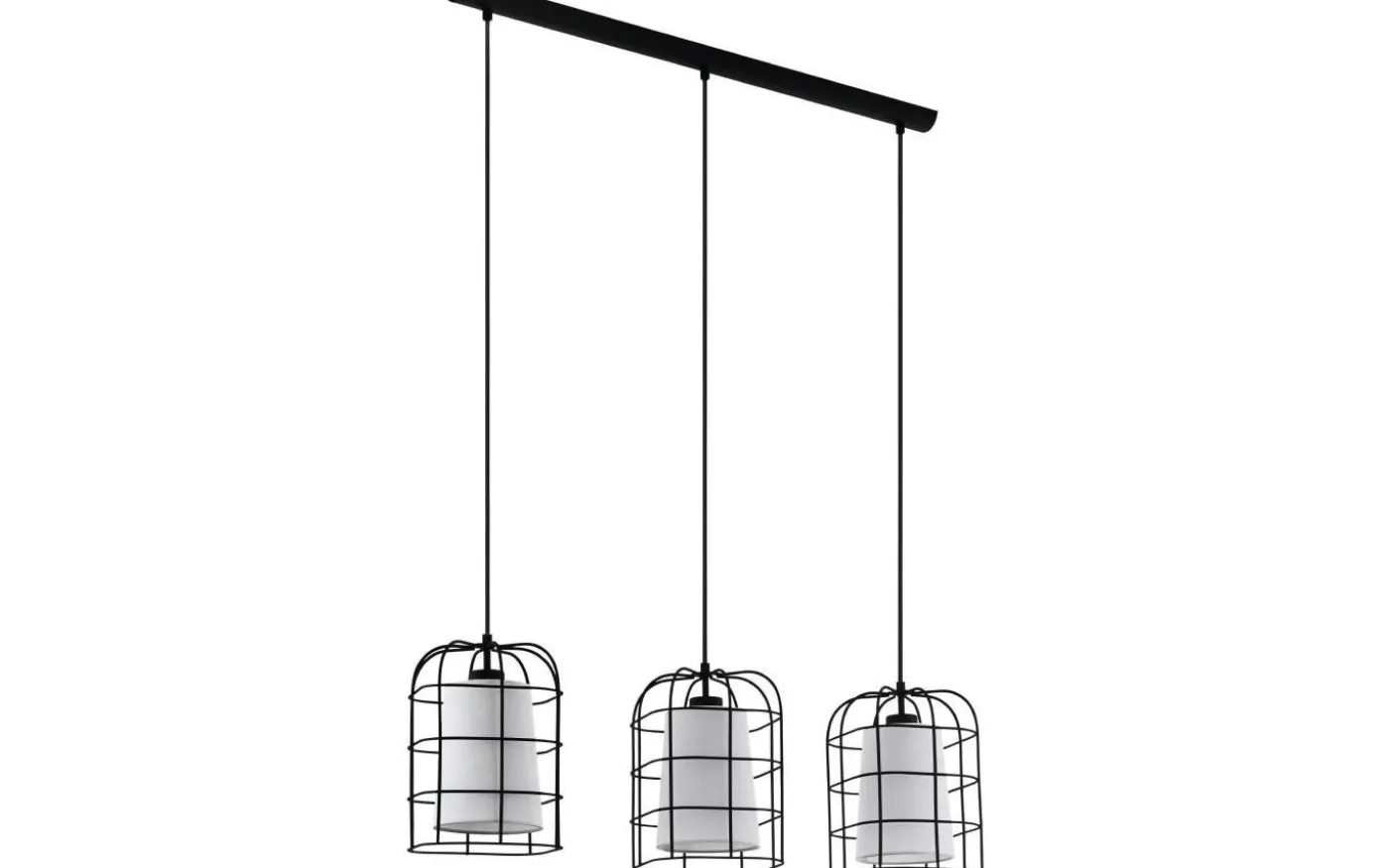 Bittams Taklampa 89cm 3L Svart/Vit