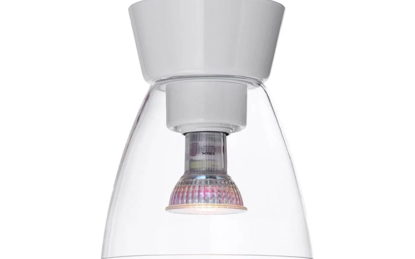 Bizzo Plafond 17cm Vit/Klar