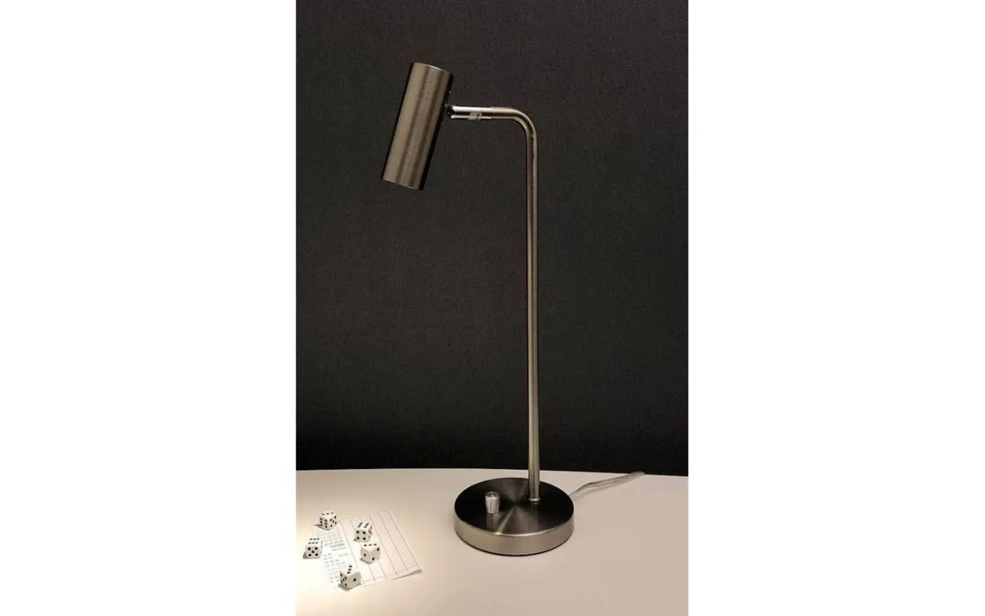 Blizz Skrivbordslampa 43cm GU10 Mini Satin nickel