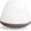 Bloom Bordslampa 17cm Satin Silver/Opal