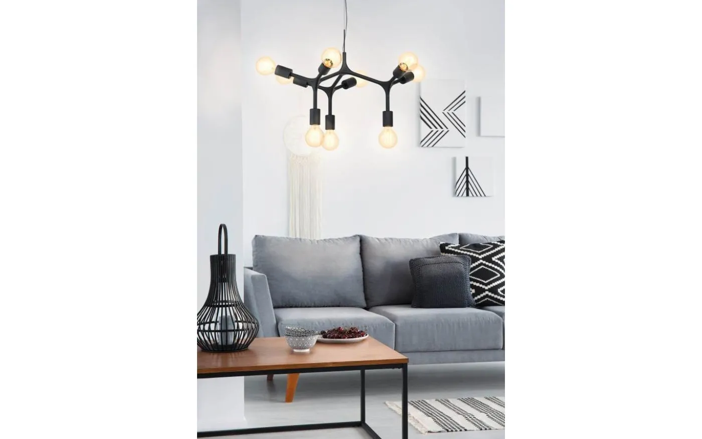 Bocadella Taklampa 64cm 9L Svart