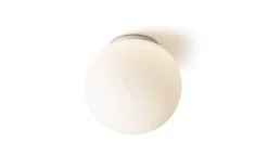 Bolly Plafond 26cm Opal/Krom IP44