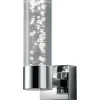 Bolsa H2O Vägglampa LED 1-dels krom/bubbelglas IP44