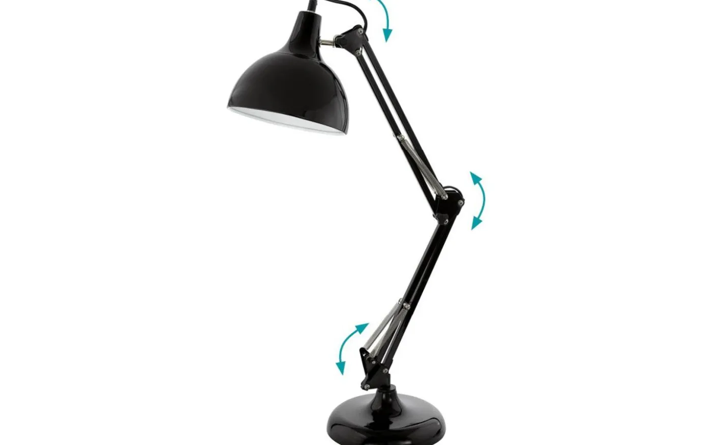 Borgillio Skrivbordslampa 71cm Svart