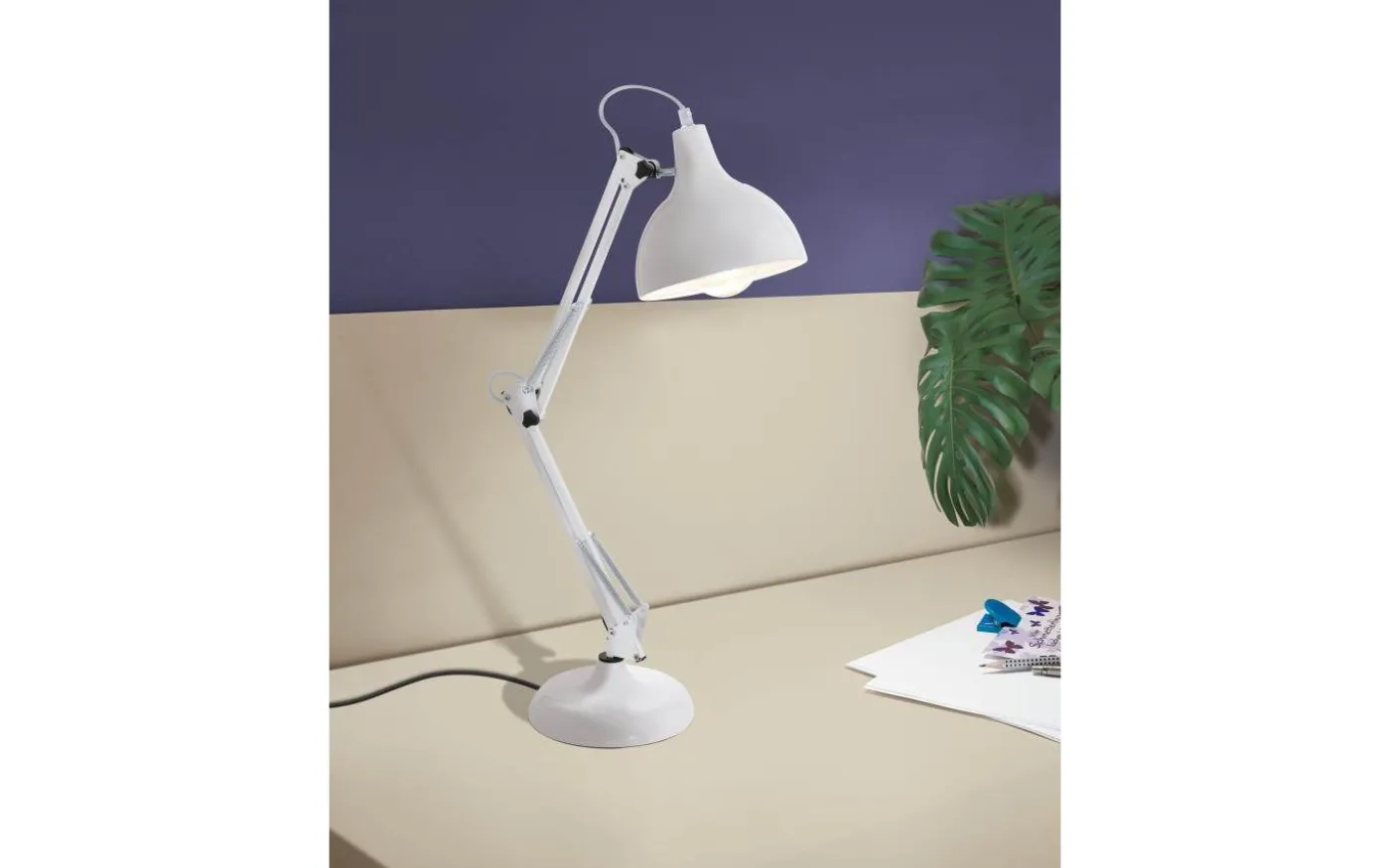 Borgillio Skrivbordslampa 71cm Vit