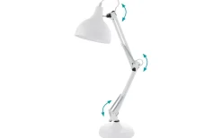 Borgillio Skrivbordslampa 71cm Vit