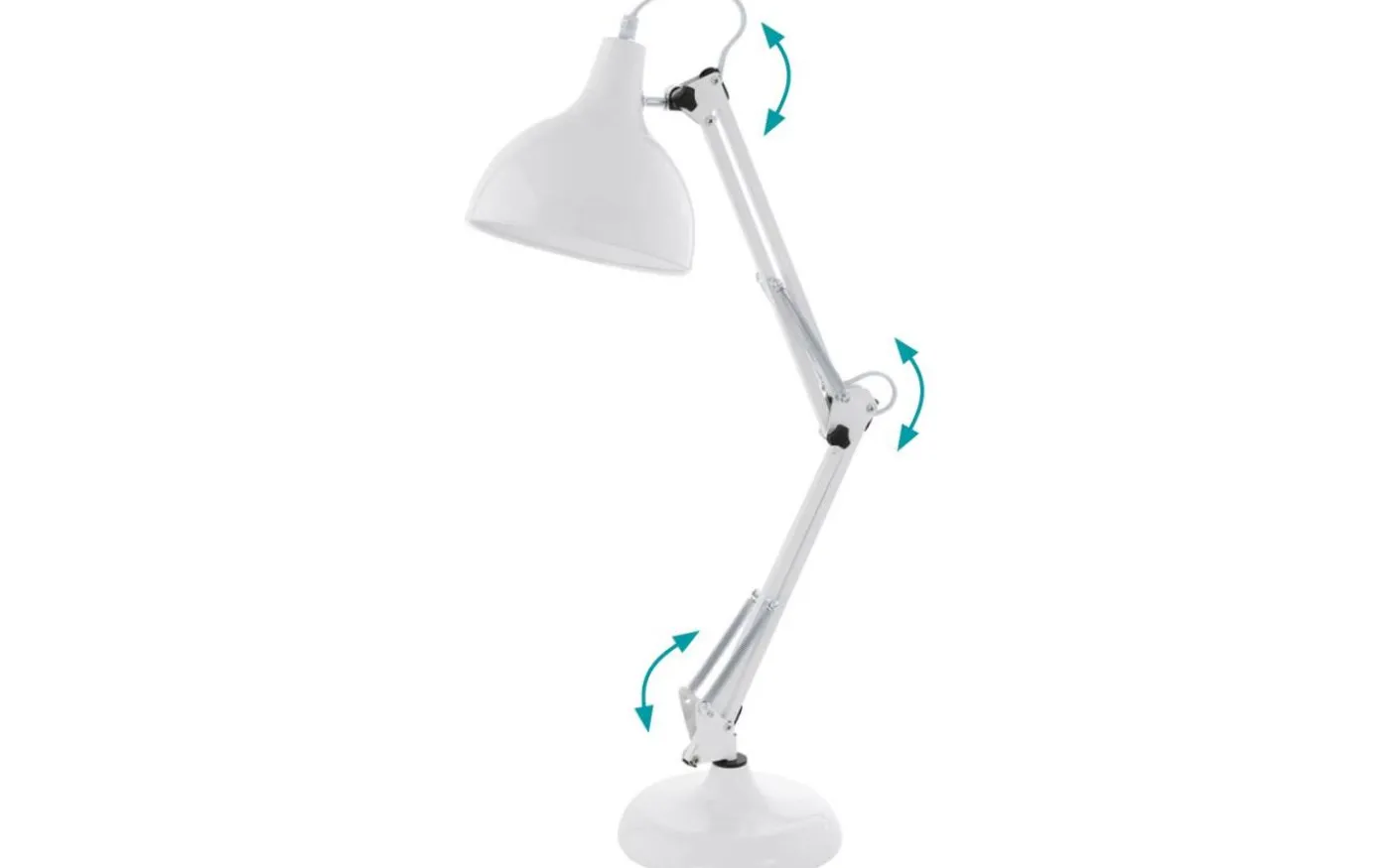 Borgillio Skrivbordslampa 71cm Vit