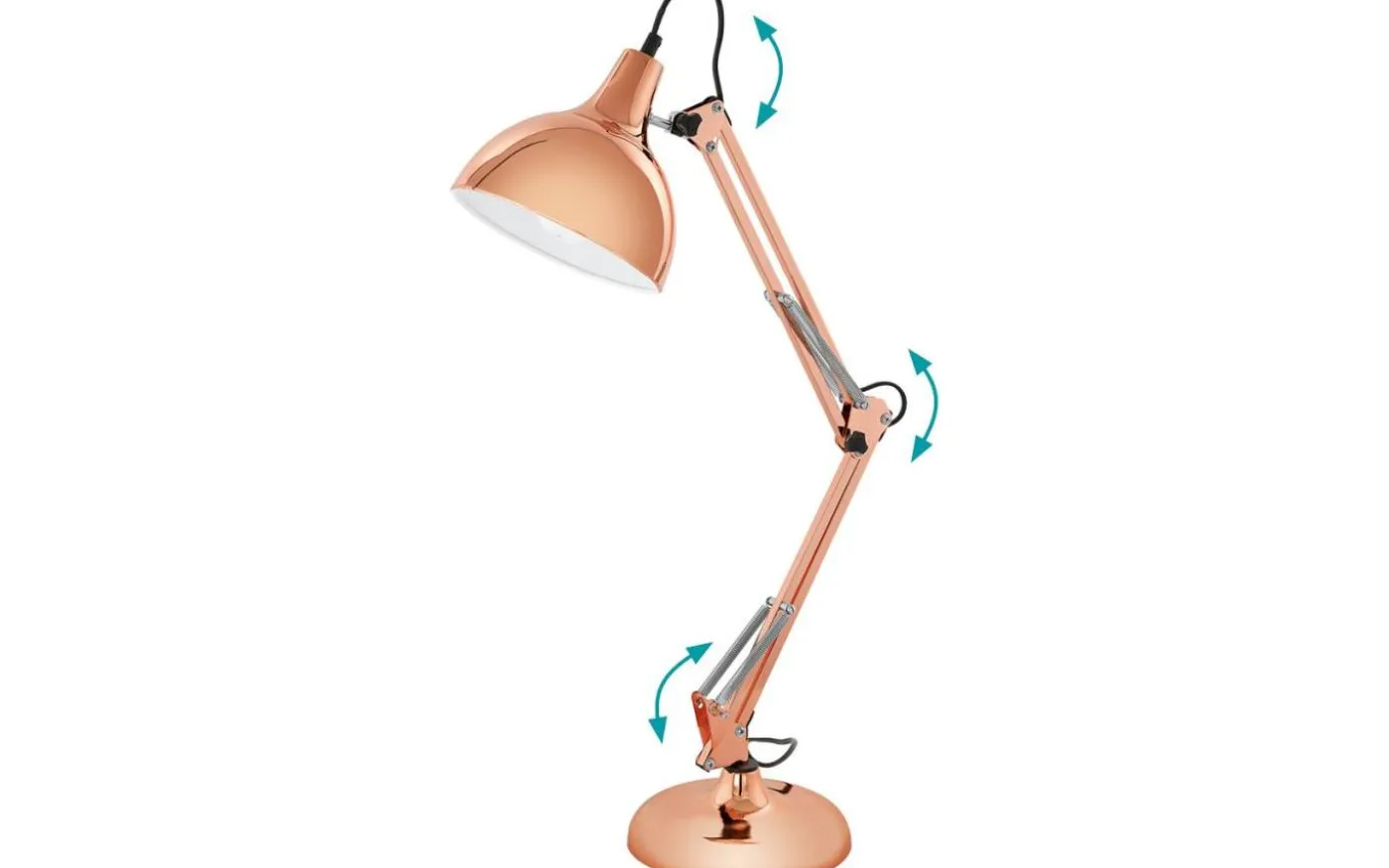 Borgillo Skrivbordslampa 71cm Koppar