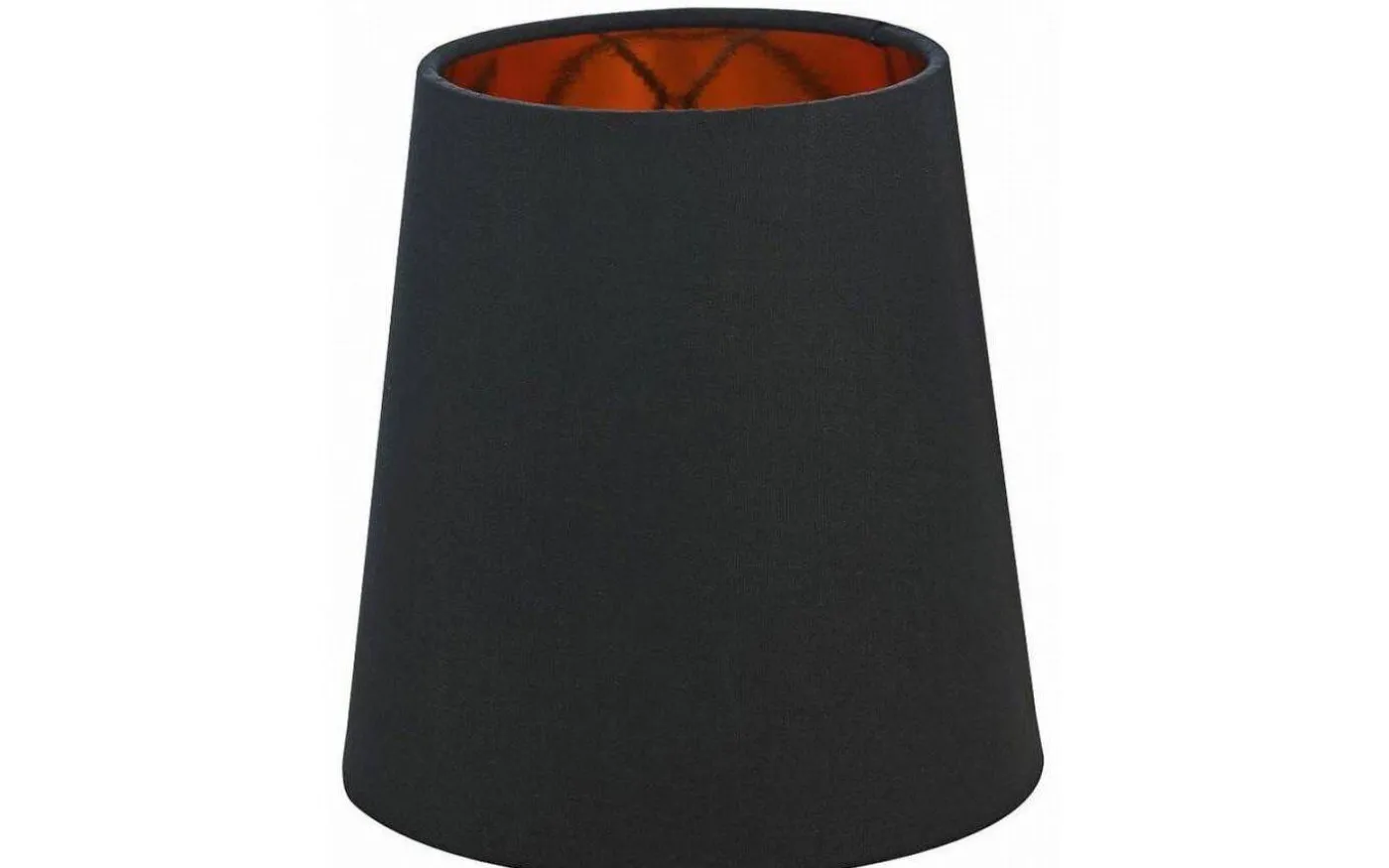 Bosse Lampskärm Ø17cm Bomull Svart/Guld