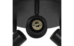 Boston Takspotlight 20cm Svart