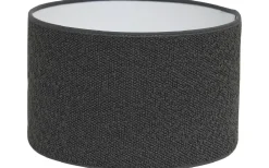 Boucle Cylinder Lampskärm Ø25cm Antracitgrå