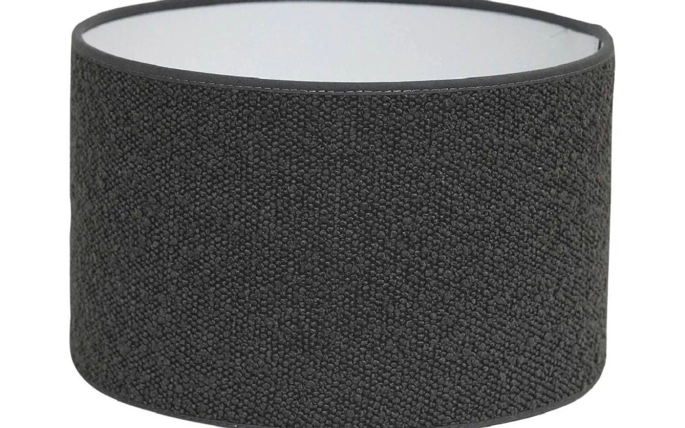 Boucle Cylinder Lampskärm Ø25cm Antracitgrå