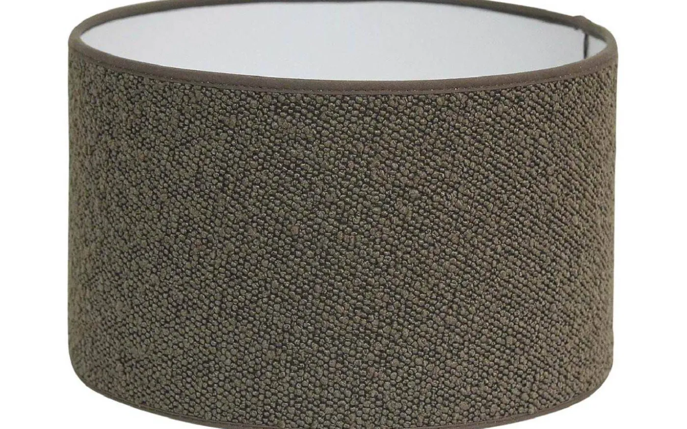 Boucle Cylinder Lampskärm Ø25cm Brun