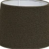 Boucle Lampskärm Ø35cm Brun