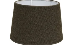 Boucle Lampskärm Ø30cm Brun