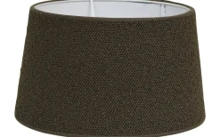 Boucle Lampskärm Oval 30cm Brun