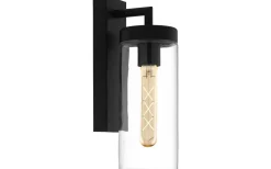 Bovolone Vägglampa Svart IP44