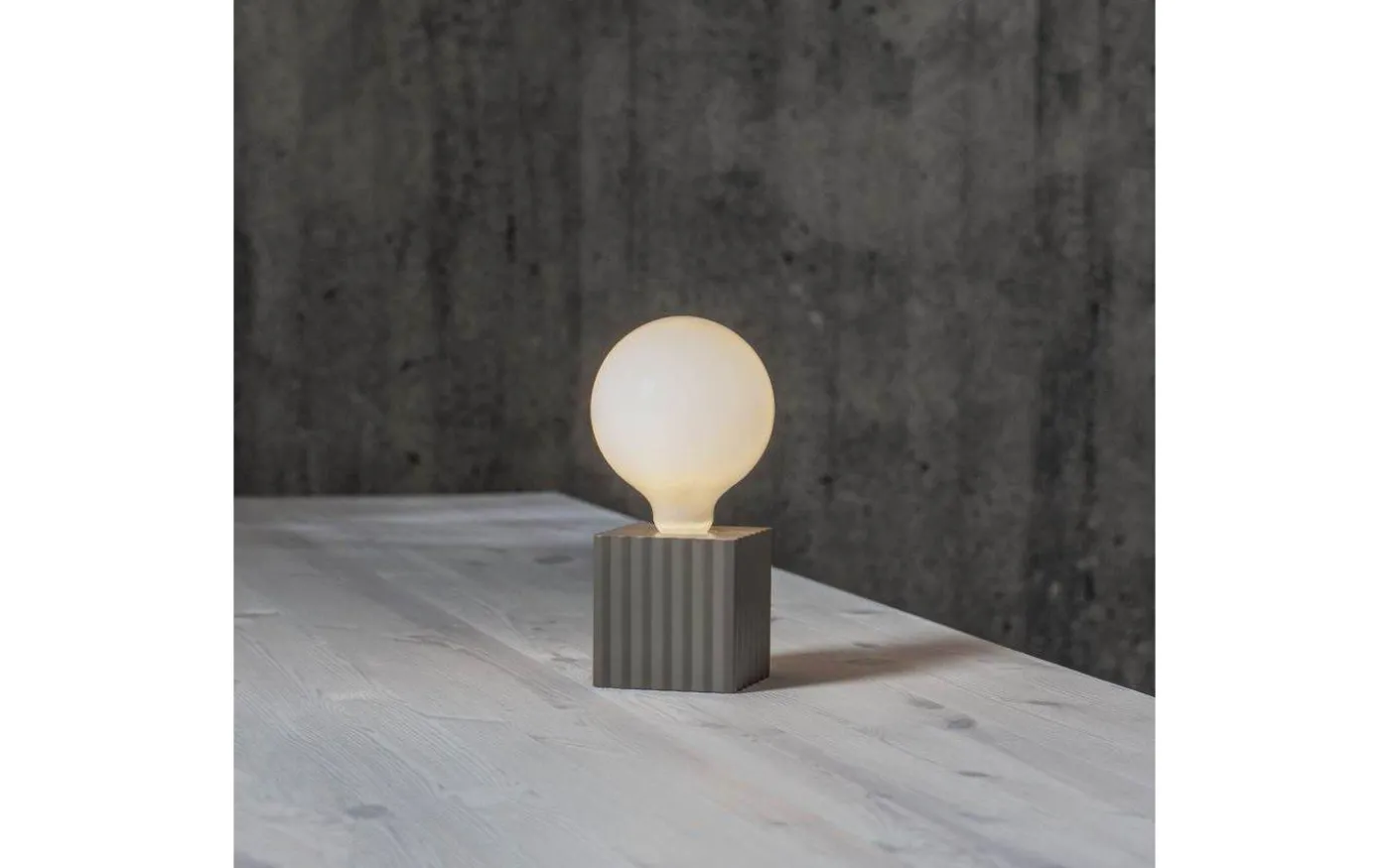 Box Bordslampa 10cm Brun