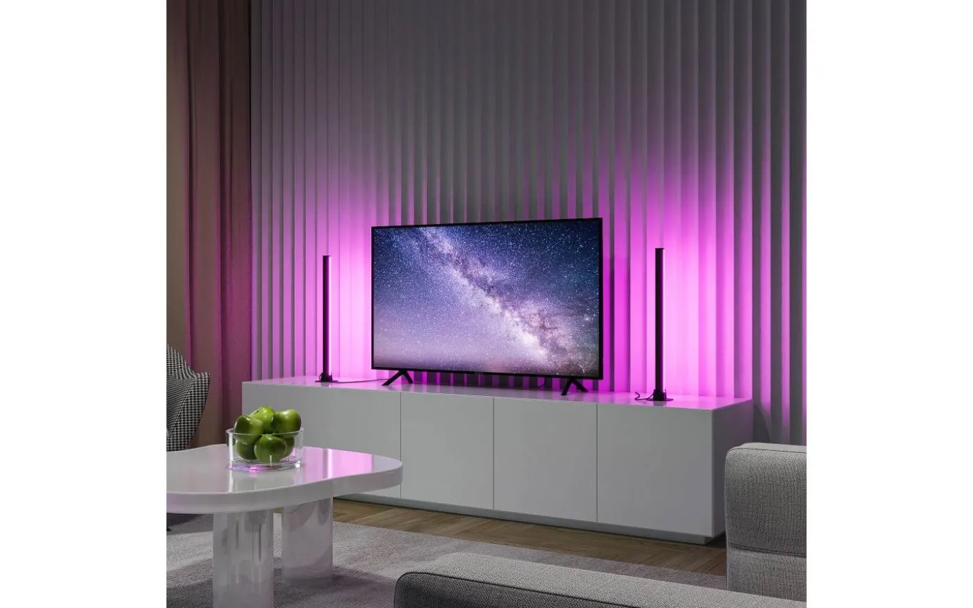 Boy Bordslampa LED 2 kpl svart RGB