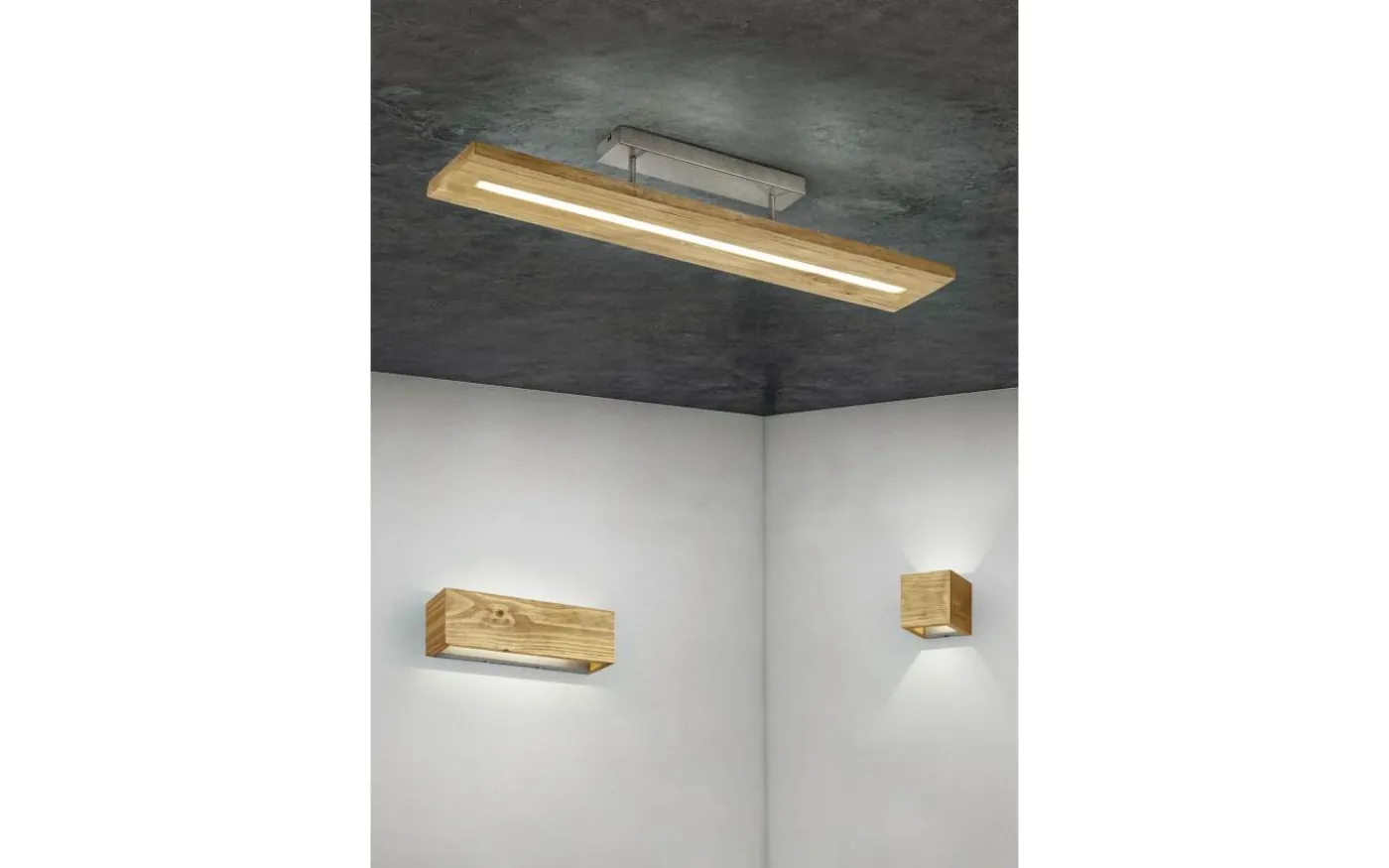 Brad Vägglampa LED 37cm trä