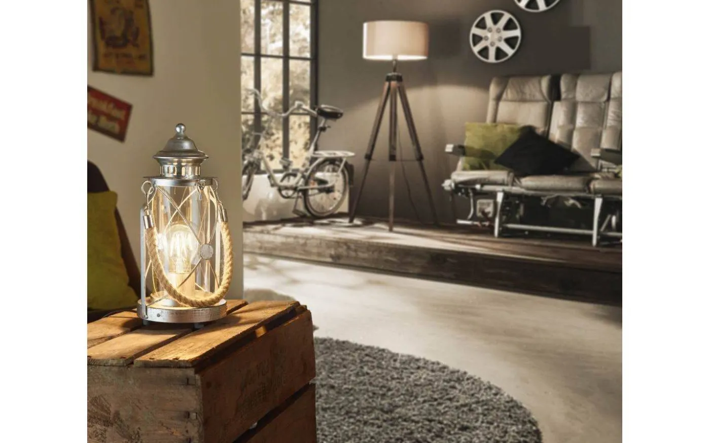 Bradford Bordslampa 33cm Silver