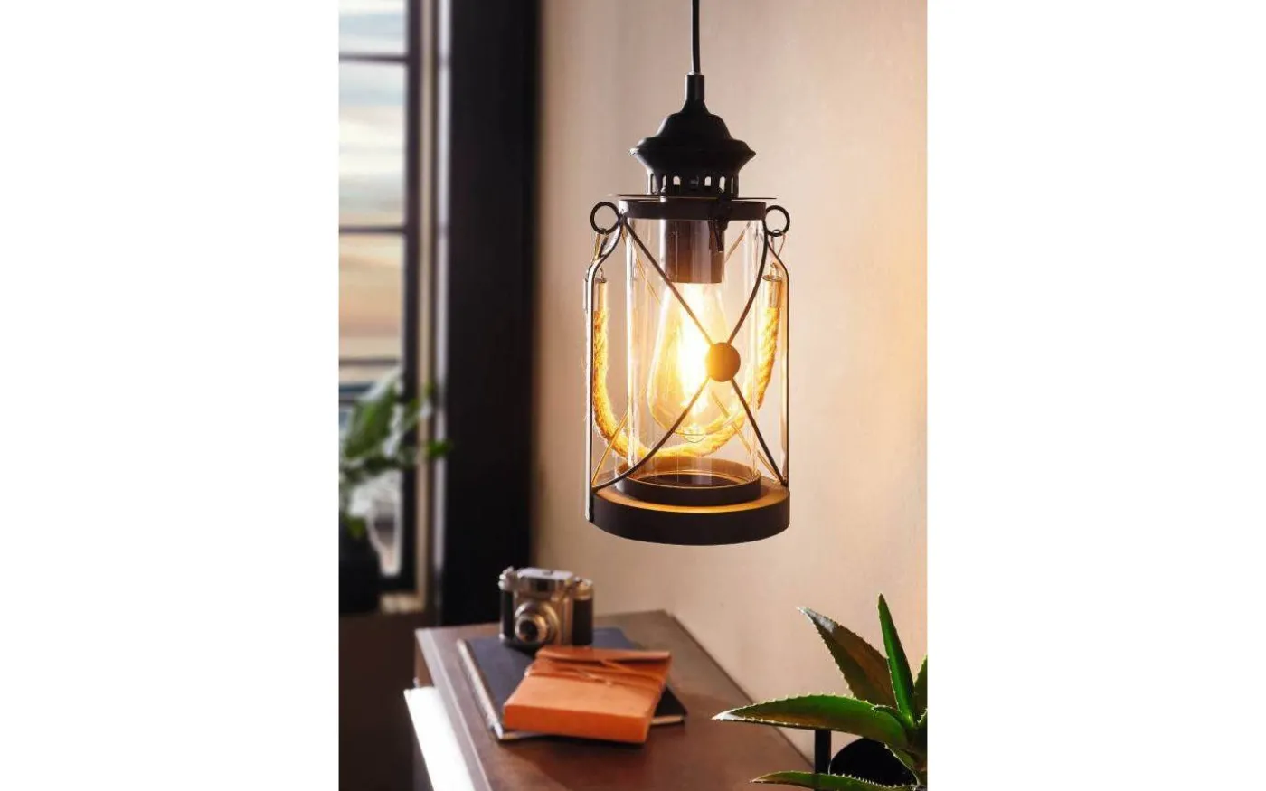 Bradford Fönsterlampa 14cm Svart