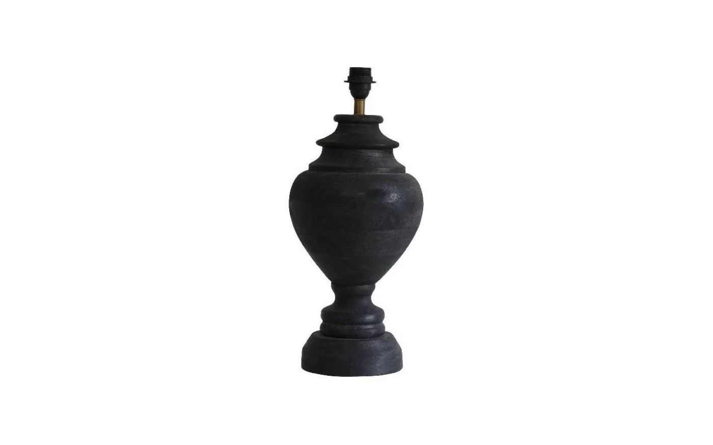 Braxton Lampfot 54cm Antik Svart