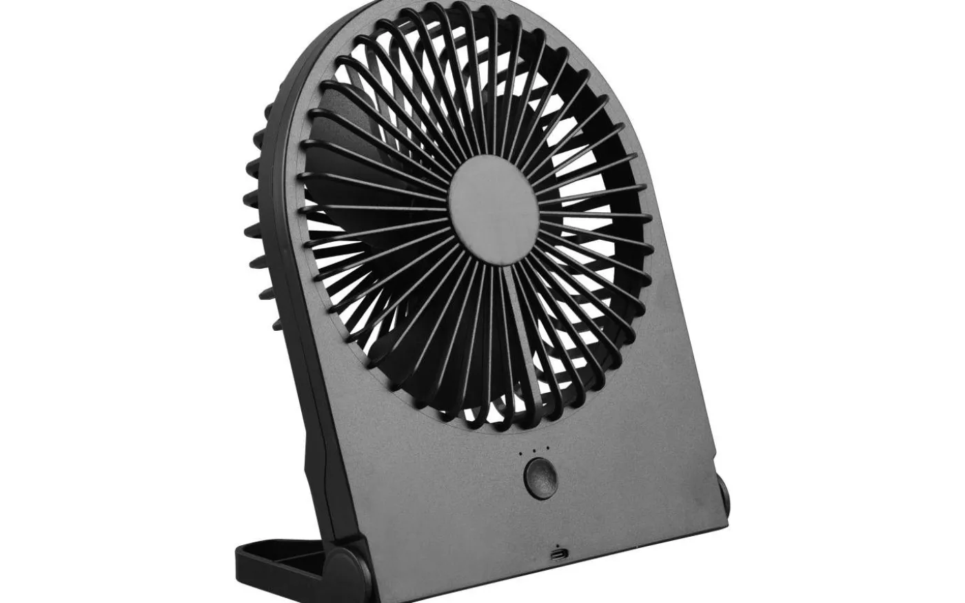 Breezy Bordsfläkt mattsvart uppladdningsbar