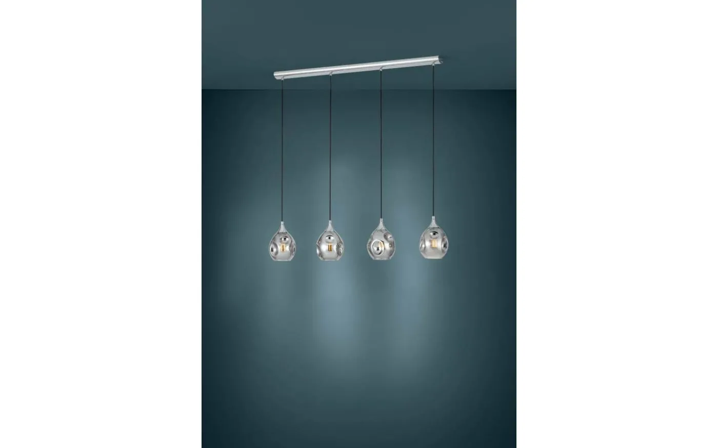 Bregalla Taklampa 109cm Svart Glas