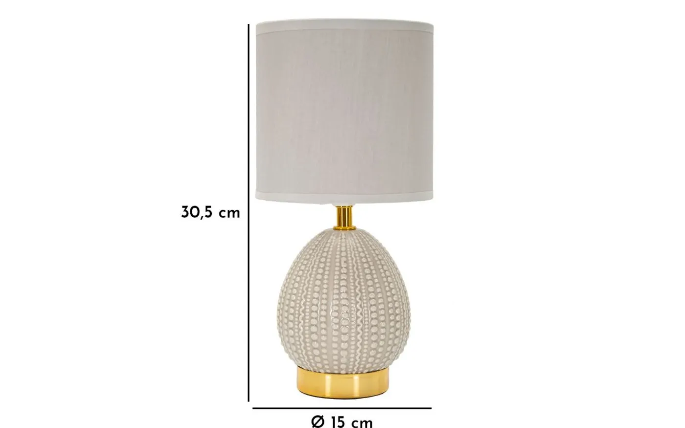 Brezza Bordslampa 30,5cm Grå