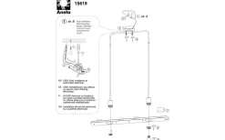 Bricka Taklampa 78cm Svart