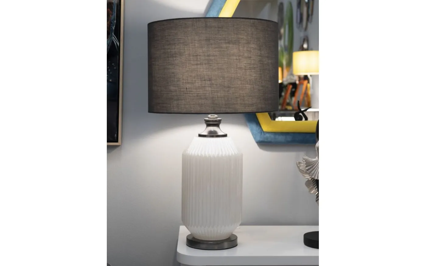 Brighty Bordslampa 65cm Vit/Grå