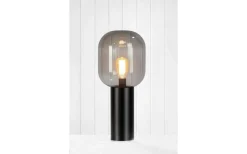 Brooklyn Bordslampa 56cm Svart/Rök