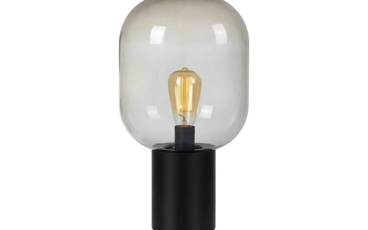 Brooklyn Bordslampa 44cm Svart/Rök