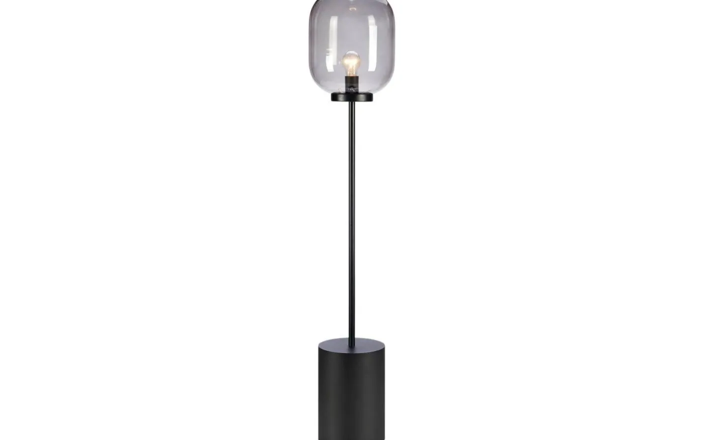 Brooklyn Golvlampa 131cm Svart/Rök