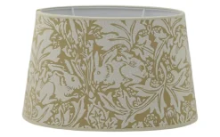 Brother Rabbit Oval Lampskärm 25cm Oat William Morris